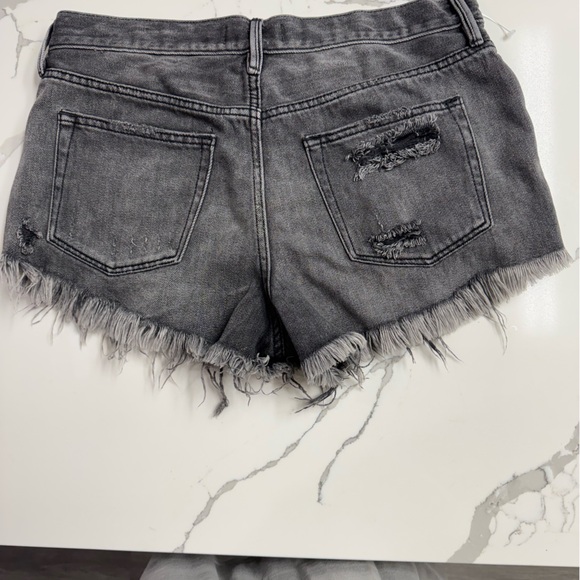 Free People Gray Denim Shorts - Picture 4 of 7